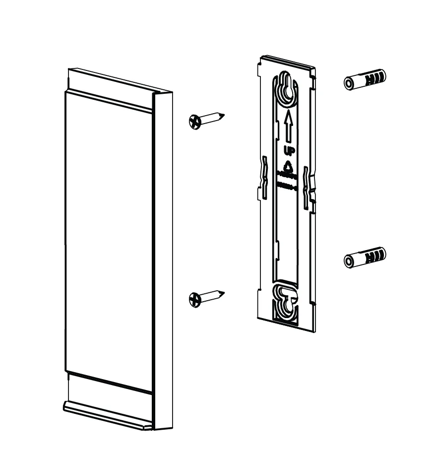 Standardised wall mount assembly — now consistent across the remote range
